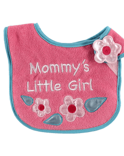 Luvable Friends Animal Applique Side Closure Baby Bib